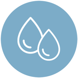 Water droplets icon